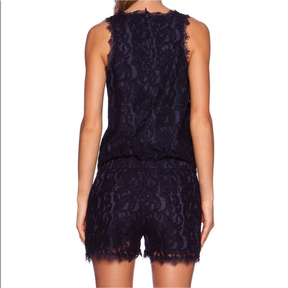 🔥MOVING SALE🔥 Joie sleeveless navy lace romper Small - Picture 7 of 8